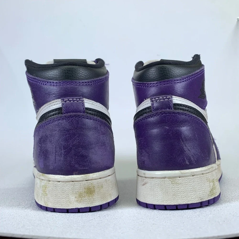 Nike Air Jordan‎ 1 High OG SE Court Purple Size 5.5Y Womens Sneakers Swoosh